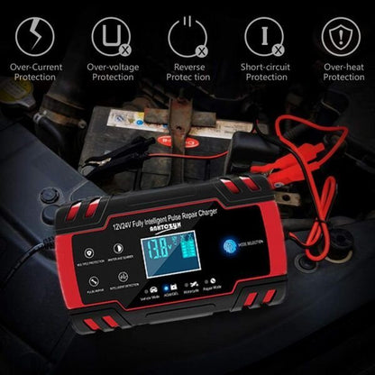 12V 24V 8A Touch Screen Pulse Repair LCD Battery Charger
