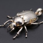 3D printing a stunning silver mechatronic beetle necklace