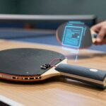 This electronic paddle improves table tennis training