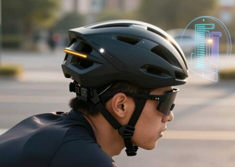 Improving bicycle safety with voice-activated turn signals