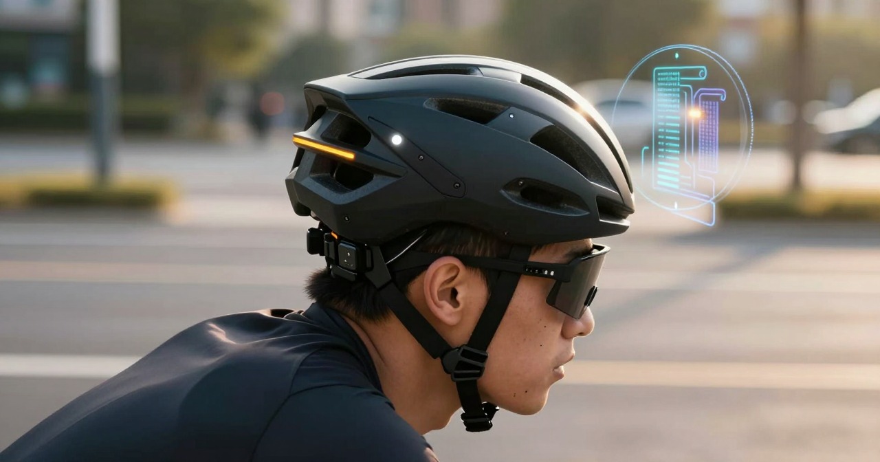 Improving bicycle safety with voice-activated turn signals